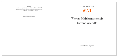 Wiersze śródziemnomorskie. Ciemne świecidło